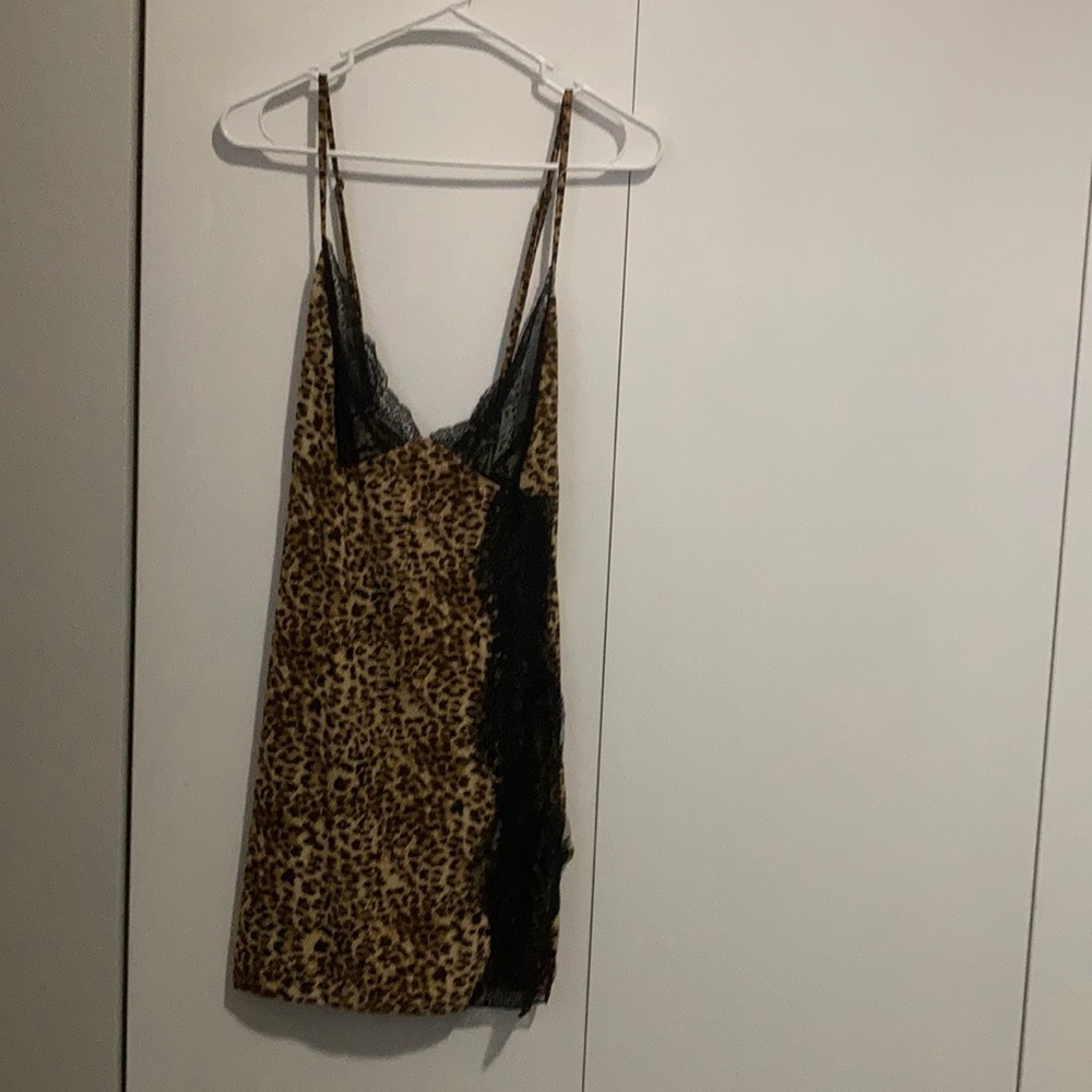 Leopard print lingerie